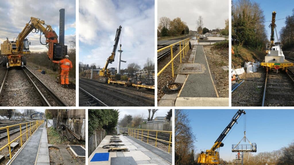 BCM Construction on Final Stretch with Feltham Re-signalling Scheme